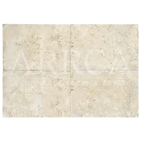 ROYAL, carrelage en travertin 40x60 Ep1.2 cm, BEIGE nuancé