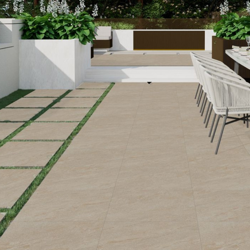 DALLE DAKOTA Beige, Carrelage extérieur 2 cm