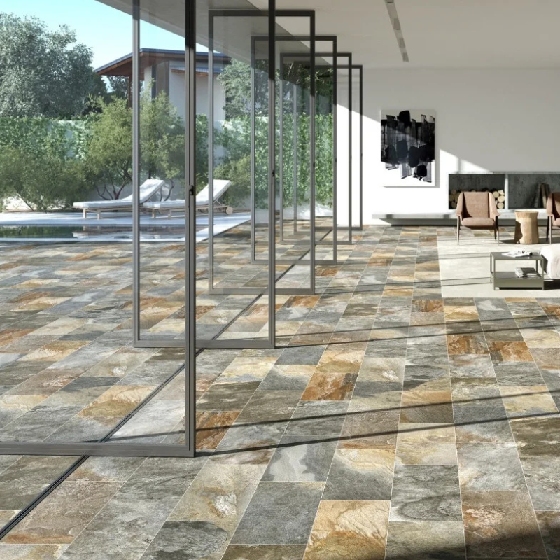 AYMARA PIERRE DE BALI Multicolor, Carrelage extérieur