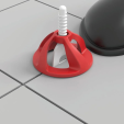 TWISTER PLUS, Ecrou de croisillon autonivelant à visser (100 pcs)