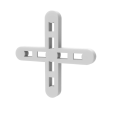 Croisillons carrelage 2 mm (500 pcs)