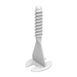 Croisillons TWISTER de 2 mm autonivelant à visser Blanc (250pcs)