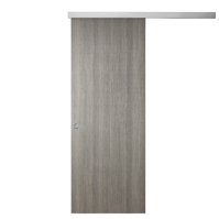 ACCESS Gris Foncé, Porte intérieur coulissante, en applique