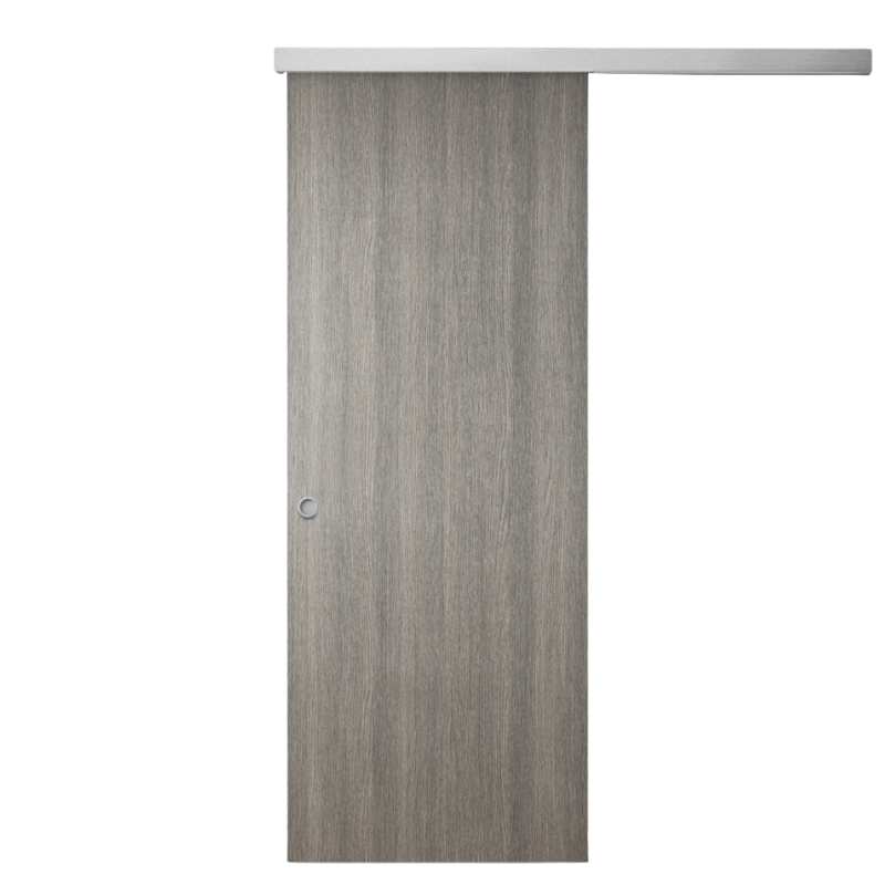 ACCESS Gris Foncé, Porte intérieur coulissante, en applique