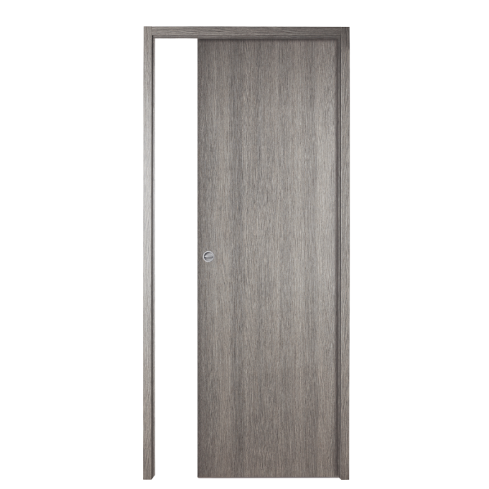 ACCESS Gris Foncé, Porte intérieur coulissante, à gallandage
