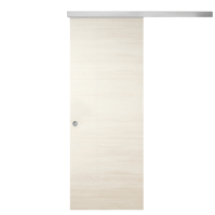 SKALA Latte, Porte intérieur coulissante, en applique