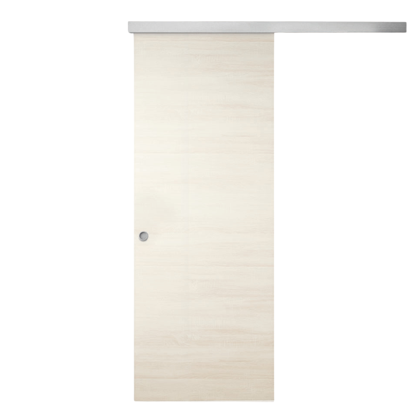 SKALA Latte, Porte intérieur coulissante, en applique