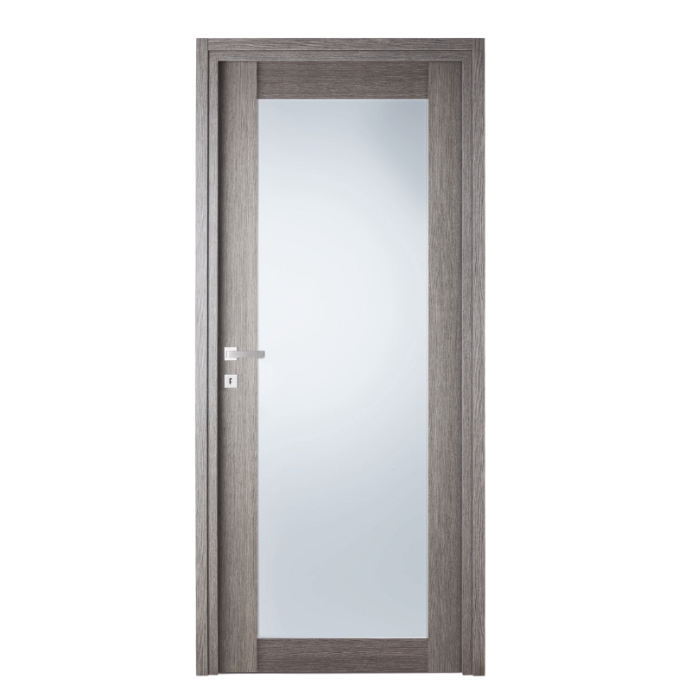 SKALA VERRE Gris Foncé, Porte intérieur, Battante réversible SKALA VERRE Gris Foncé, Porte intérieur, Battante réversible