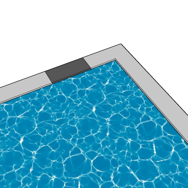 LOFT Grey, Margelle de piscine