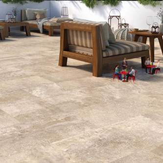 DALLE ALWAYS Beige, Carrelage extérieur 2 cm