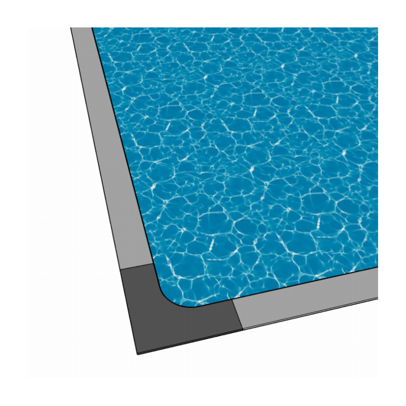 STARK Gris, Margelle de piscine