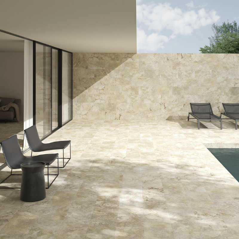 TRAVERTIN CORAL Bavaro, Carrelage extérieur