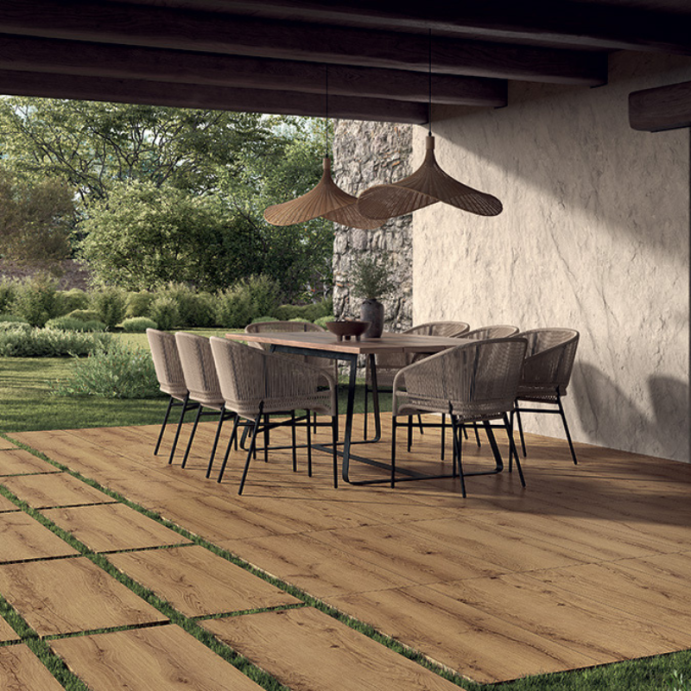 DALLE ALPI Castagno, Carrelage extérieur 2 cm