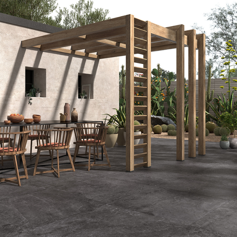 DALLE EVOLUTION Black, Carrelage extérieur 2 cm
