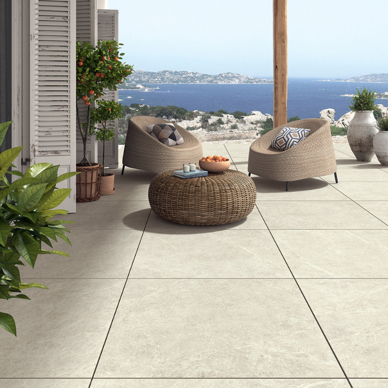 DALLE PIETRA ANTICA White, Carrelage extérieur 2 cm