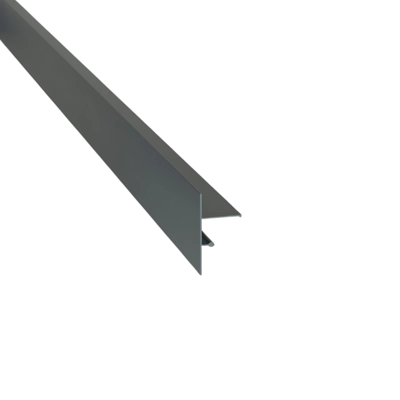 Profilé de finition clipsable pour terrasse sur plots