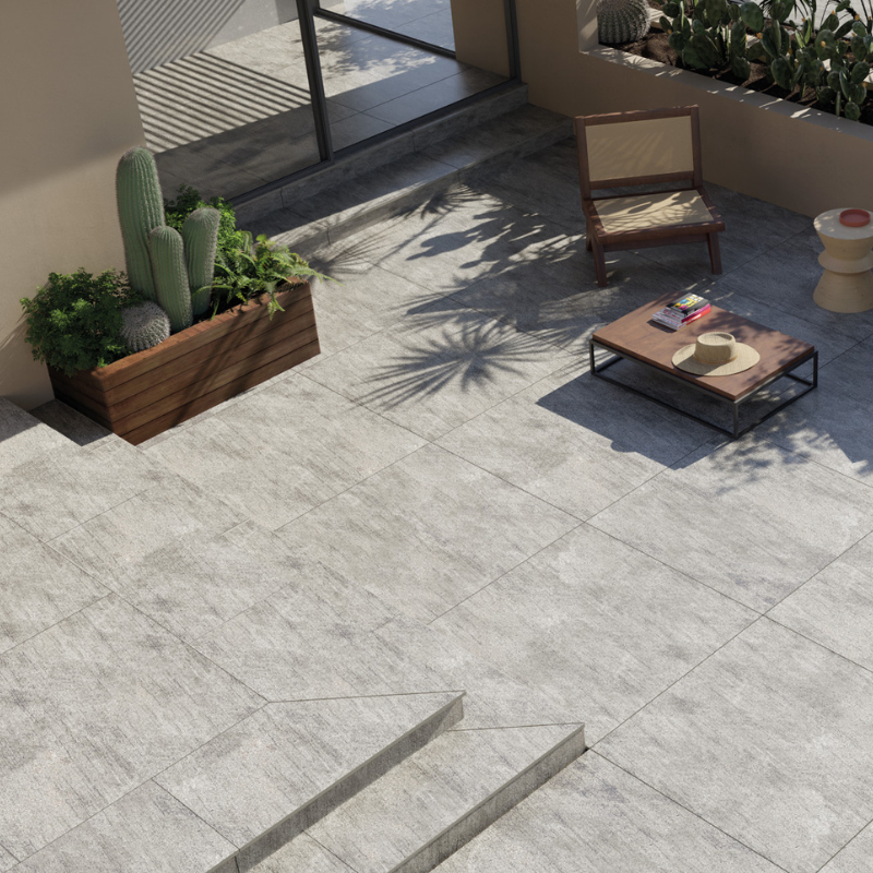 DALLE BASALTINA Grey, Carrelage extérieur 2 cm