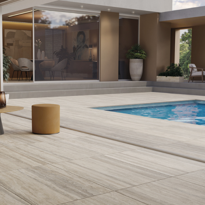 DALLE NAVONA VEIN Candido, Carrelage extérieur 2 cm