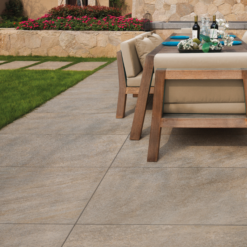 DALLE RUSHMORE Beige, Carrelage extérieur 2 cm