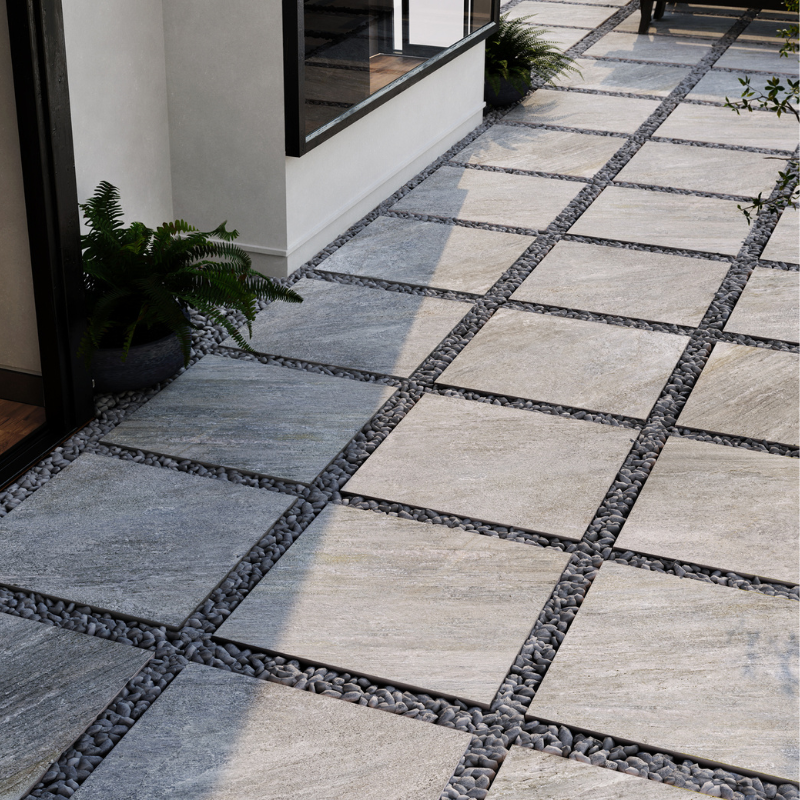 DALLE RUSHMORE Grey, Carrelage extérieur 2 cm