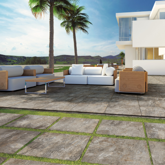 DALLE URANO Grigio, Carrelage extérieur 2 cm