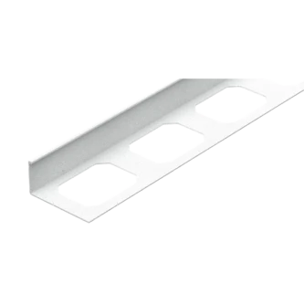 Equerre de finition aluminium, laqué structuré, [L 2700 x E 11 mm]