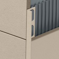 Equerre de finition aluminium, laqué structuré, [L 2700 x E 11 mm]