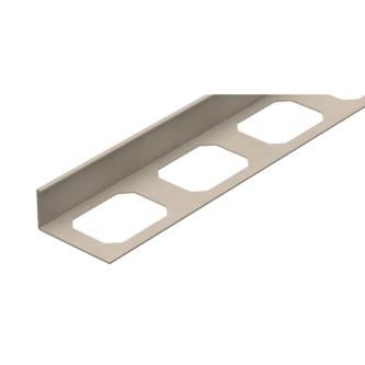 Equerre de finition aluminium, laqué structuré, [L 2700 x E 11 mm]