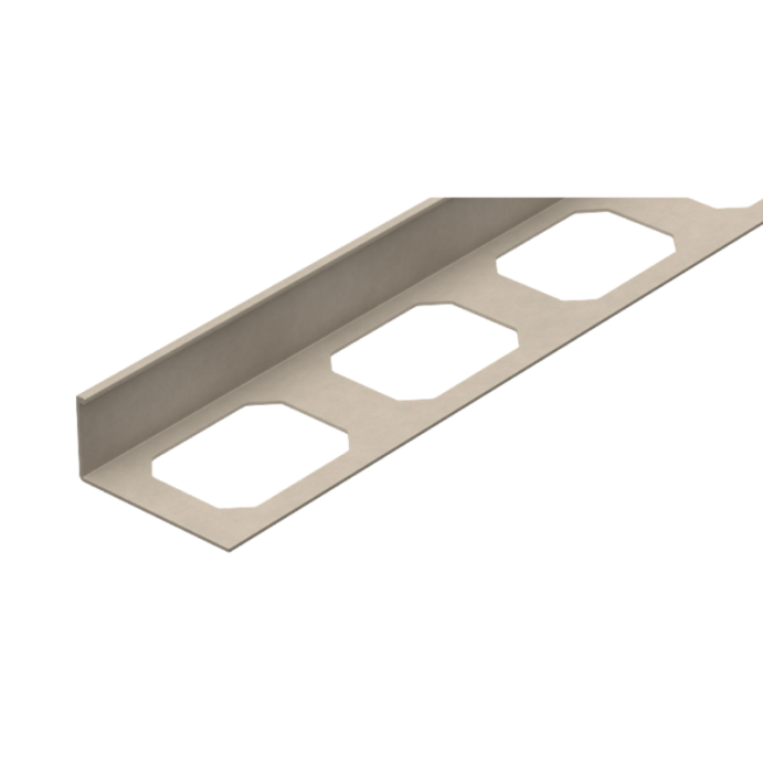 Equerre de finition aluminium, laqué structuré, [L 2700 x E 11 mm]