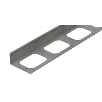 Equerre de finition aluminium, laqué structuré, [L 2700 x E 11 mm]