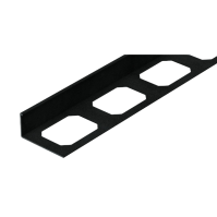 Equerre de finition aluminium, laqué structuré, [L 2700 x E 11 mm]