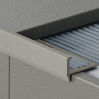 Nez de marche VALENTA, laqué structuré, [L 2700 x E 11 mm]