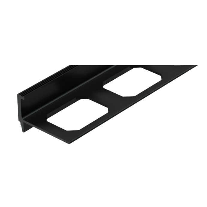 Nez de marche VALENTA, laqué structuré, [L 2700 x E 11 mm]