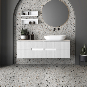 DALLE MEDLEY White, Carrelage extérieur 2 cm