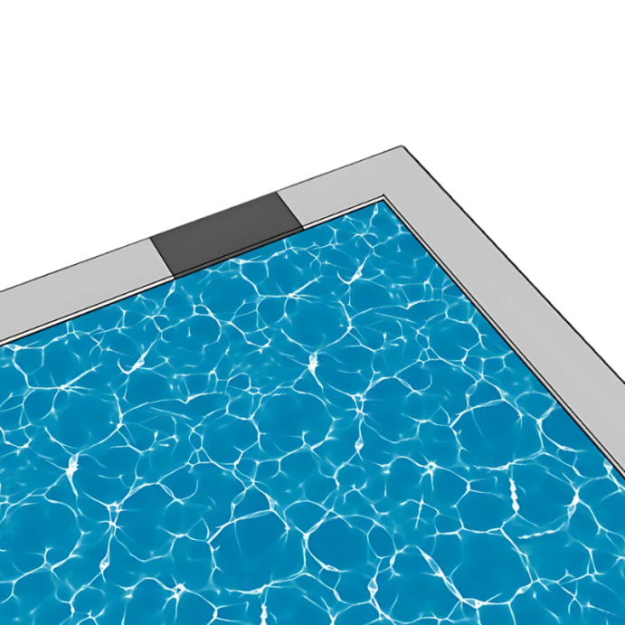 FUSION Anthracite, Margelle de piscine
