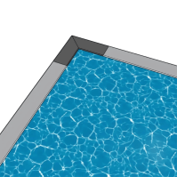 FUSION Anthracite, Margelle de piscine