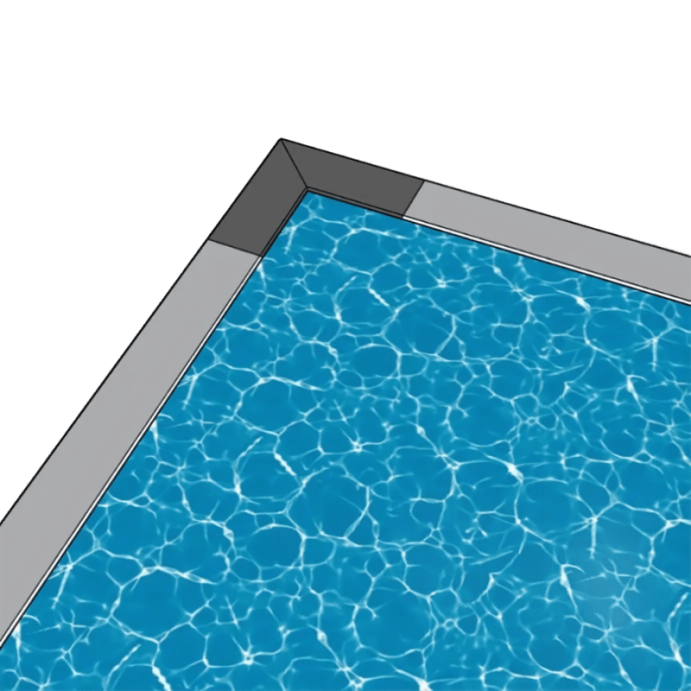 FUSION Anthracite, Margelle de piscine