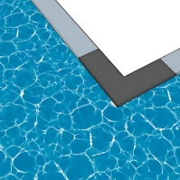 FUSION Anthracite, Margelle de piscine