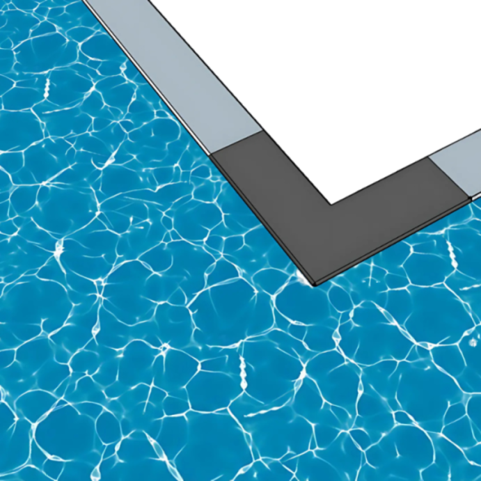 FUSION Anthracite, Margelle de piscine