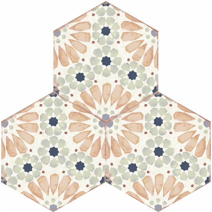 BOHEMIA Hanna, Mosaïque Hexagone