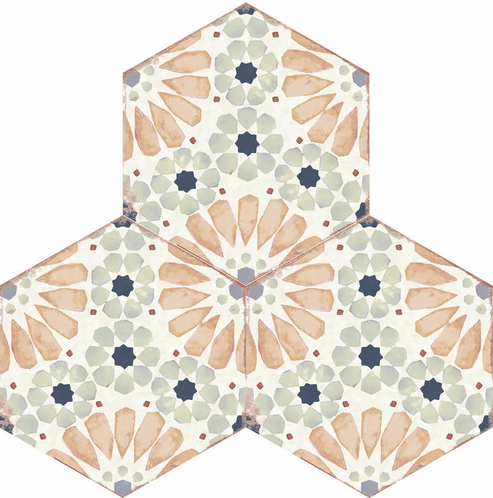 BOHEMIA Hanna, Mosaïque Hexagone