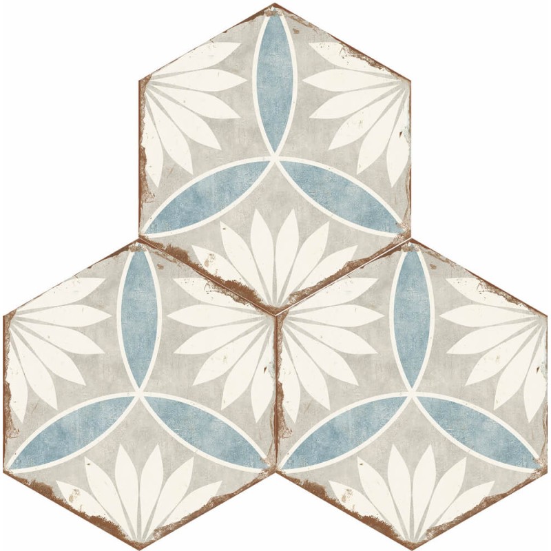 BOHEMIA Margarita, Carreaux de ciment hexagone