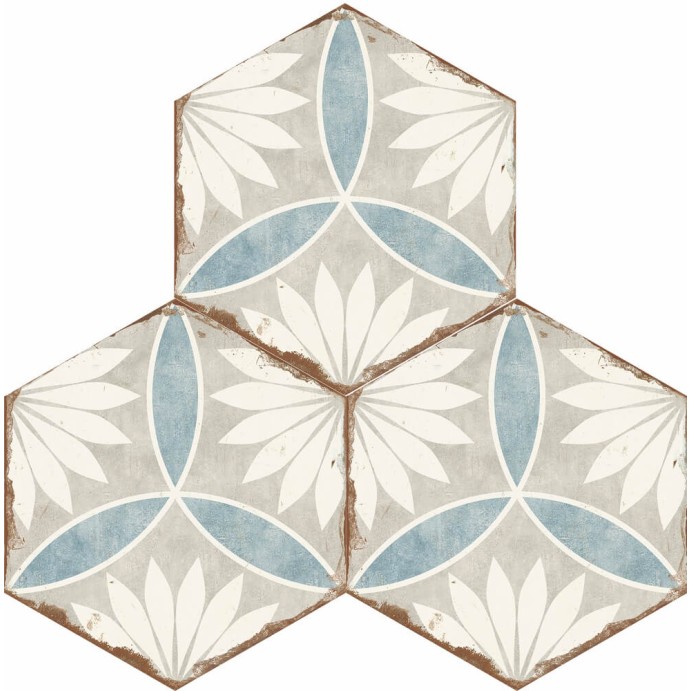 BOHEMIA Margarita, Carreaux de ciment hexagone