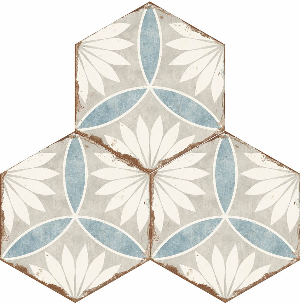 BOHEMIA Margarita, Carreaux de ciment hexagone