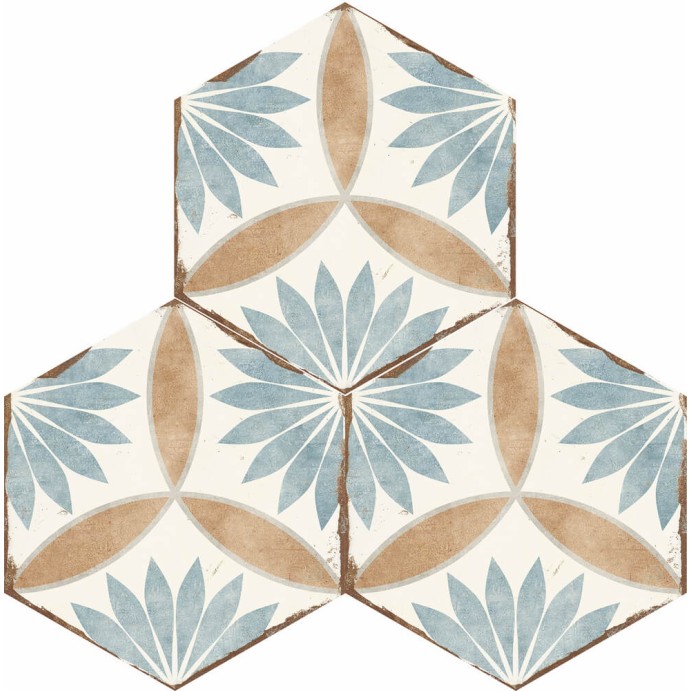 BOHEMIA Miranda, Carreaux de ciment hexagone