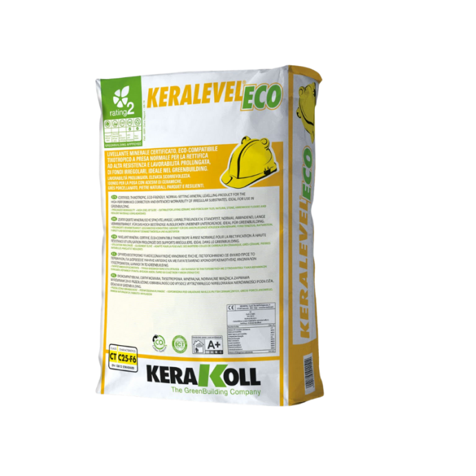 Keralevel Eco, Enduits de ragréage mineraux