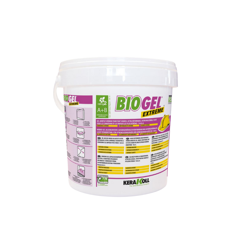 BIOGEL EXTREME (A+B) R2, Colle idéale piscine int/ext 10Kg
