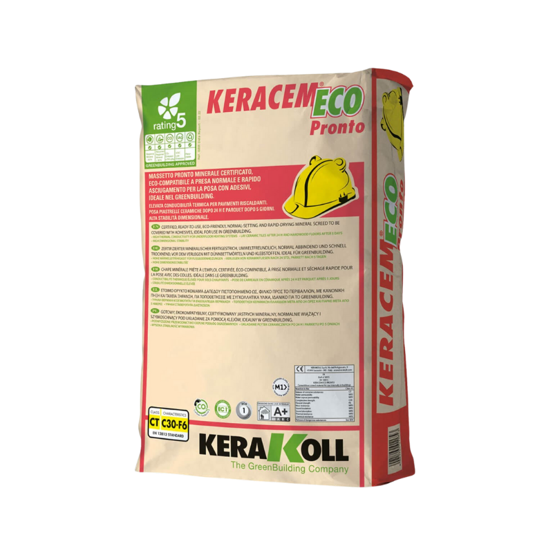 Keracem Eco Pronto, Chape minérale