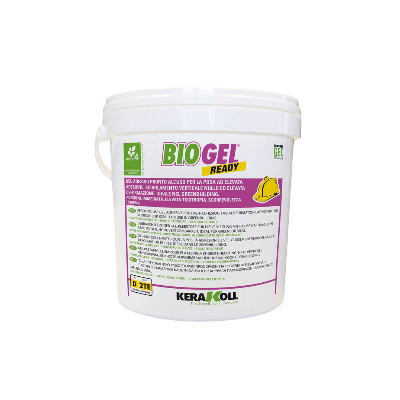 BIOGEL READY D2 ET, Colle idéale piscine int/ext 17Kg