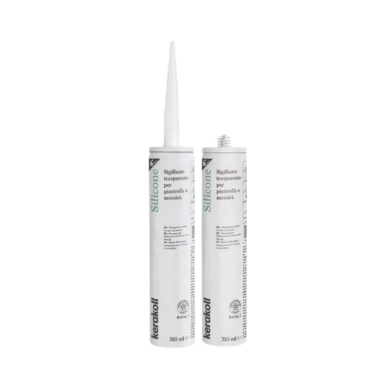 Silicone, Mastic d'étanchéité transparent pour carrelage 310ml